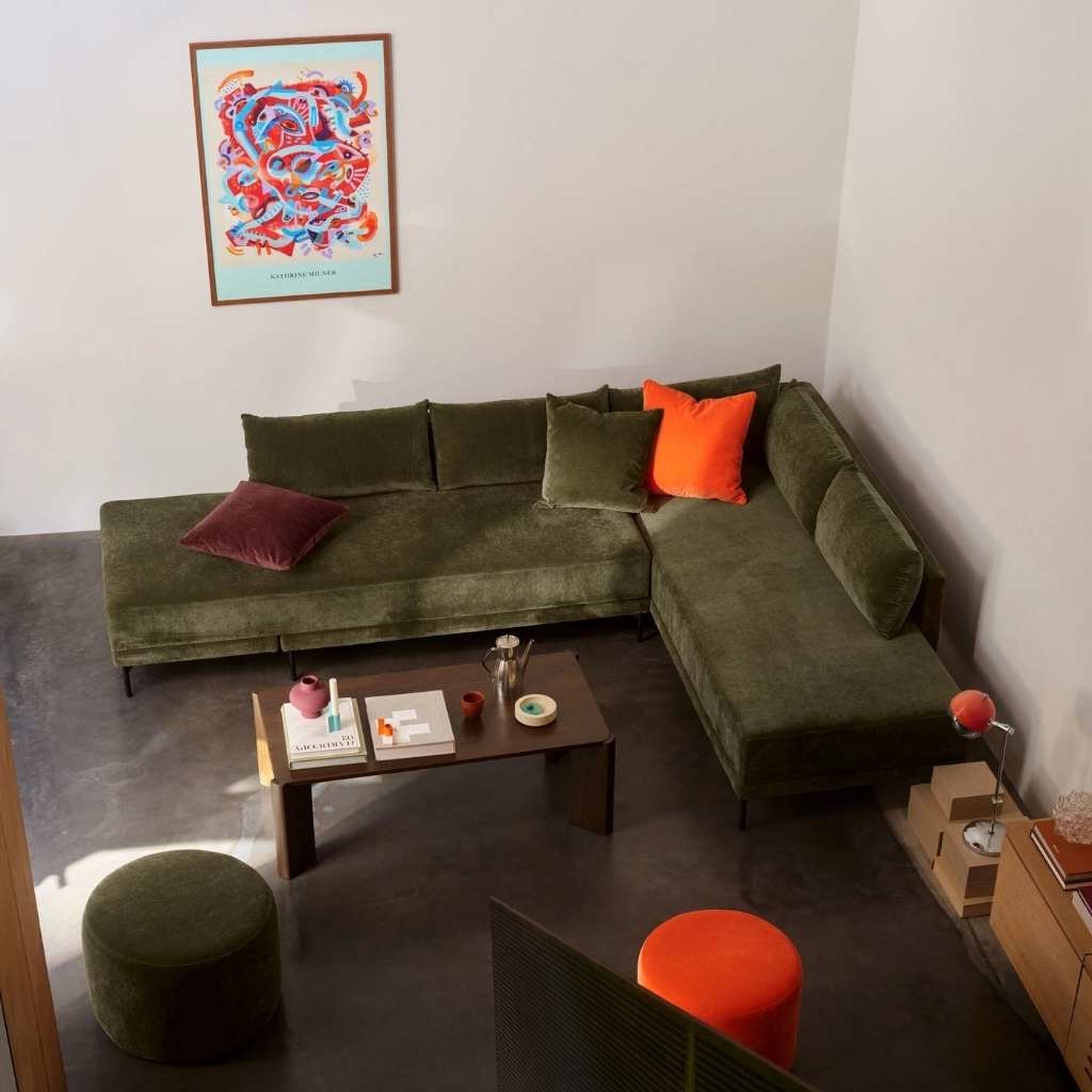 Vivica Chaiselong - Moss Olive