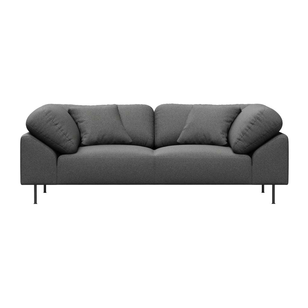 WOUD Collar 2 Personers Sofa, Mørkegrå