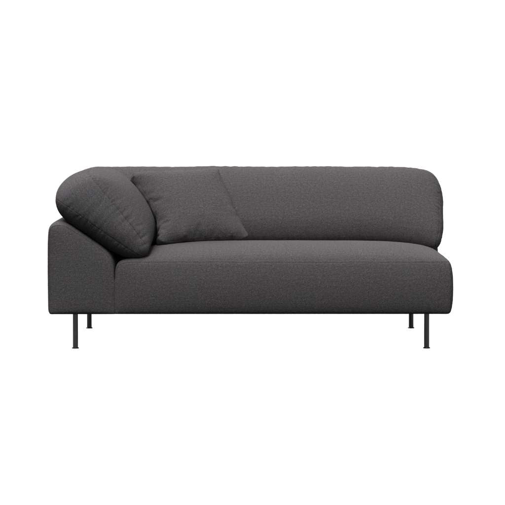 WOUD Collar Open end Højre Sofa, Brun bouclé