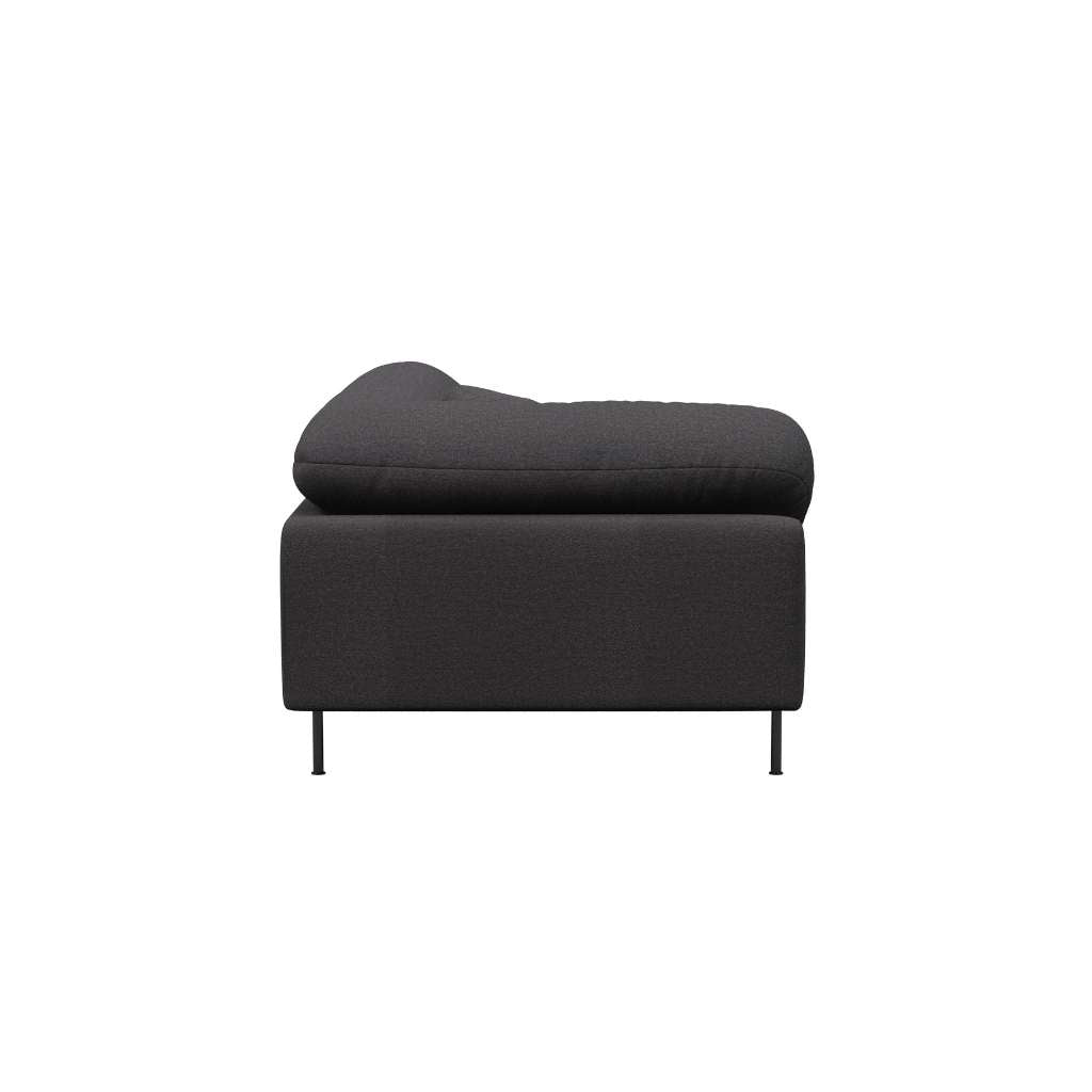 WOUD Collar Open end Højre Sofa, Brun bouclé