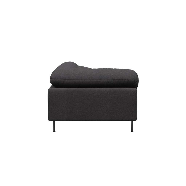 WOUD Collar Open end Højre Sofa, Brun bouclé