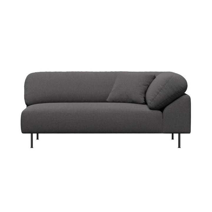 WOUD Collar Open end Venstre Sofa, Brun bouclé