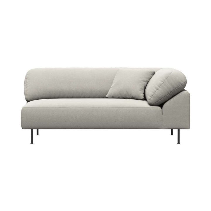 WOUD Collar Open end Venstre sofa, Råhvid bouclé