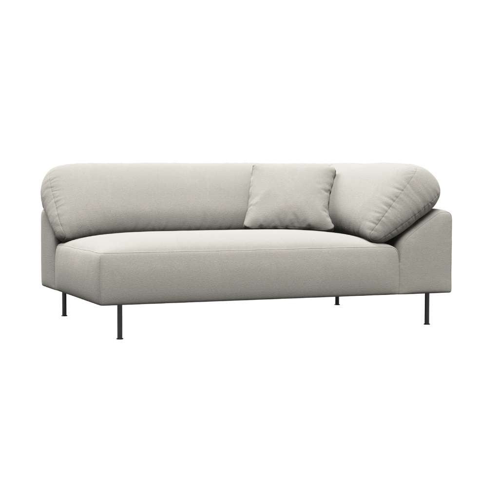 WOUD Collar Open end Venstre sofa, Råhvid bouclé