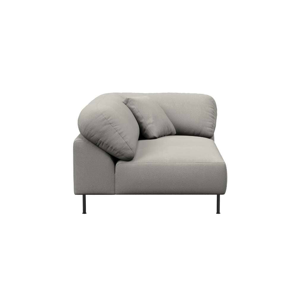 WOUD Collar Open end Venstre sofa, Råhvid bouclé