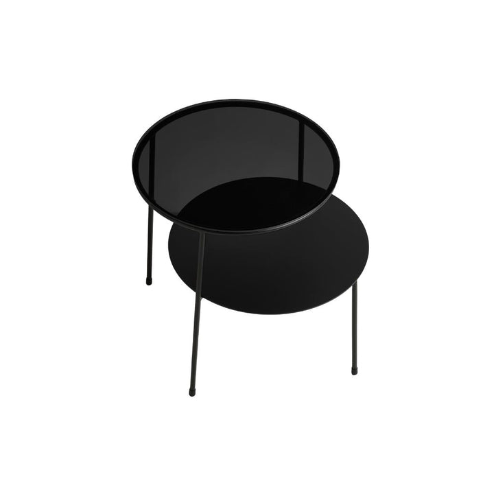 WOUD Duo Side tables, Black