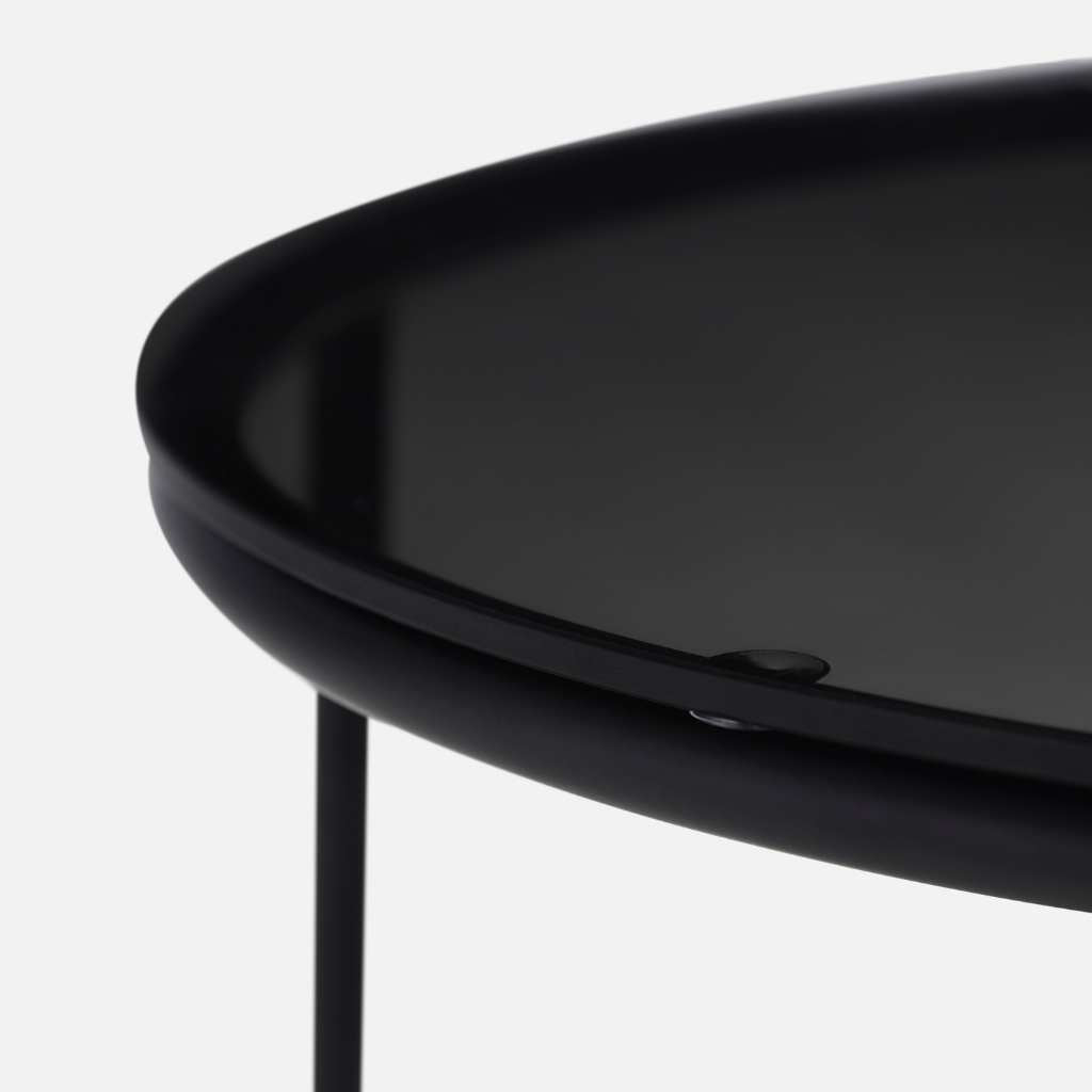 WOUD Duo Side tables, Black