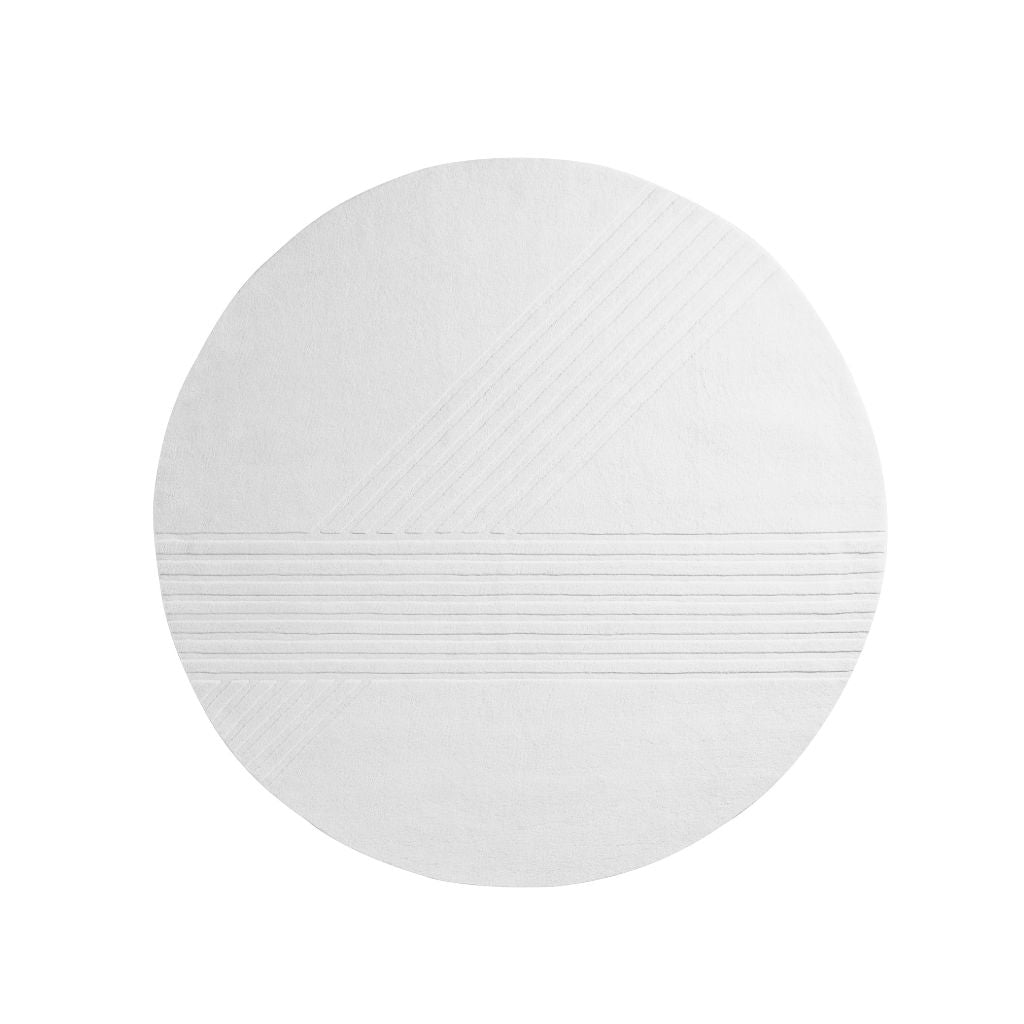 WOUD Kyoto Rug Ø250, Off-white