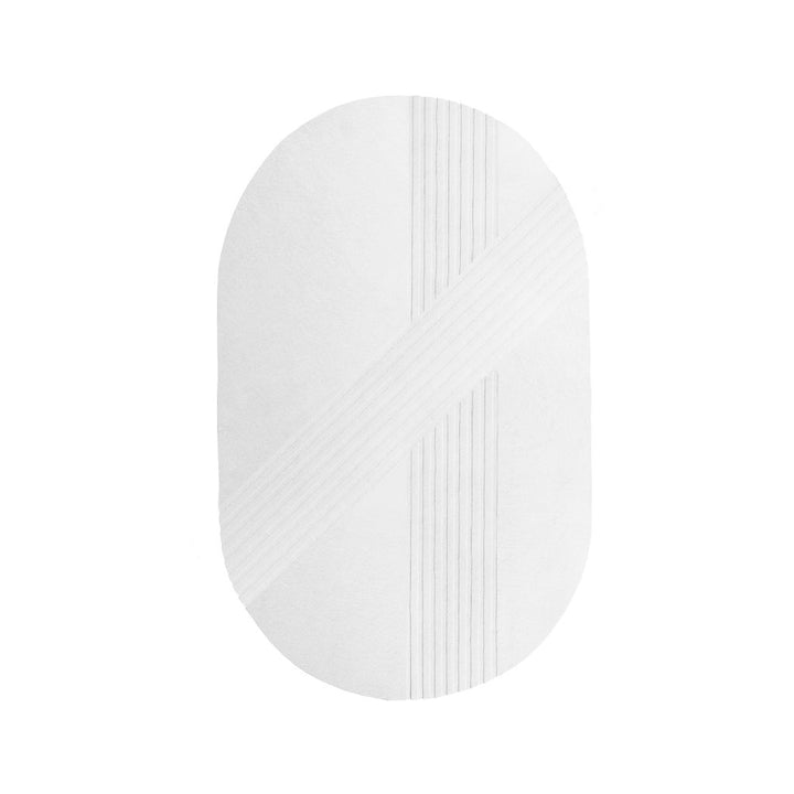 WOUD Kyoto Rug Oval 210 x 340 cm, Off-white