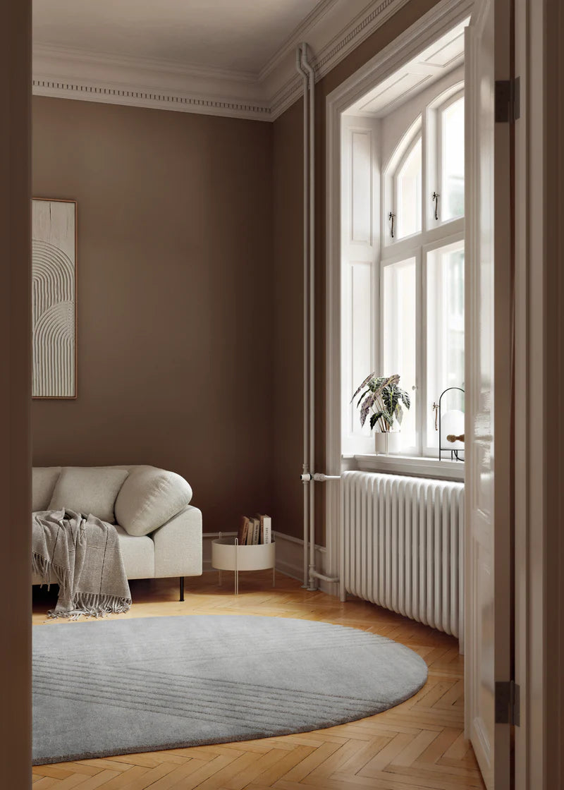 WOUD Kyoto Rug Oval 210 x 340 cm, Grey