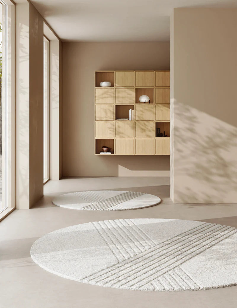 WOUD Kyoto Rug Ø250, Off-white