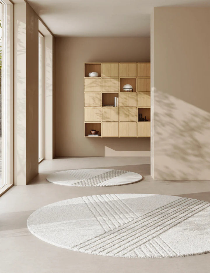 WOUD Kyoto Rug Ø250, Off-white