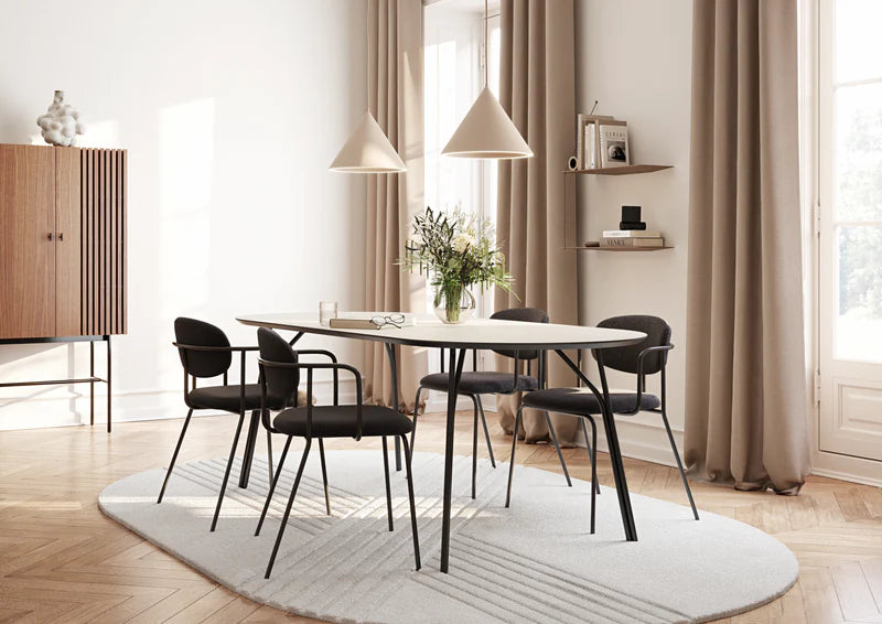 WOUD Kyoto Rug Oval 210 x 340 cm, Off-white