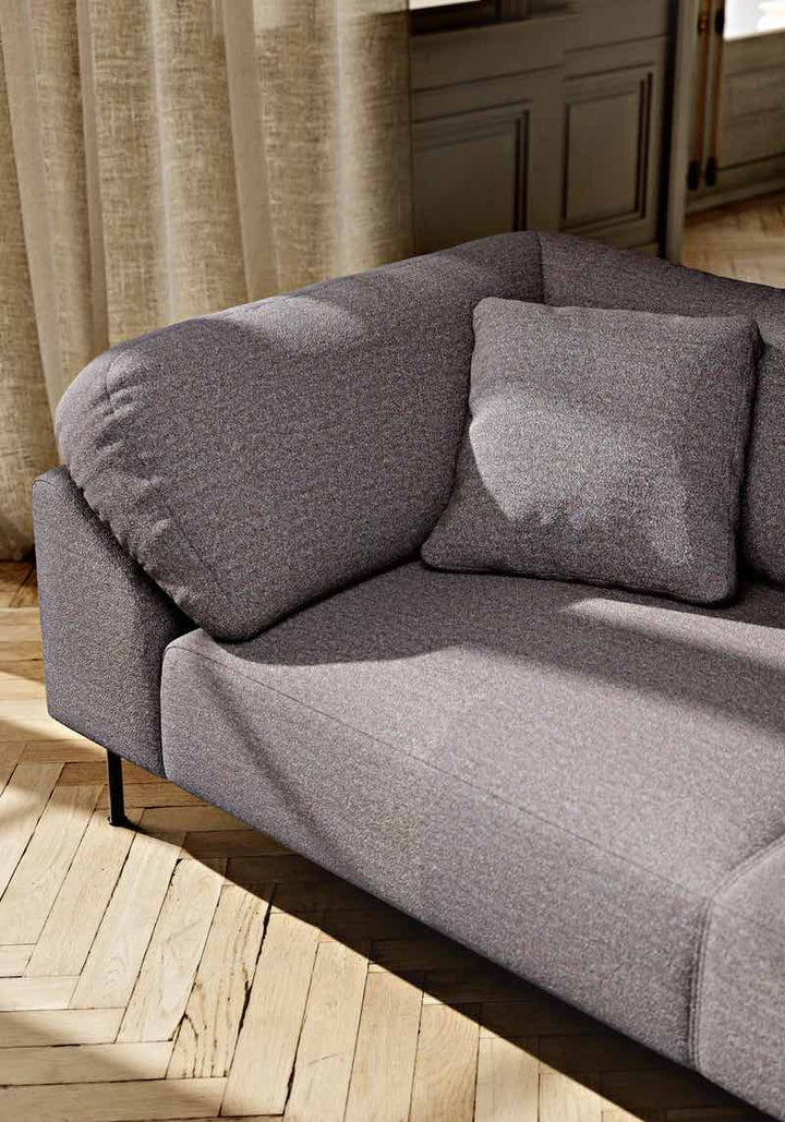 WOUD Collar 3 Personer Sofa, Brun bouclé