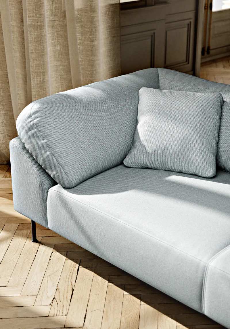 WOUD Collar 2.5 Personers Sofa, Lysegrå
