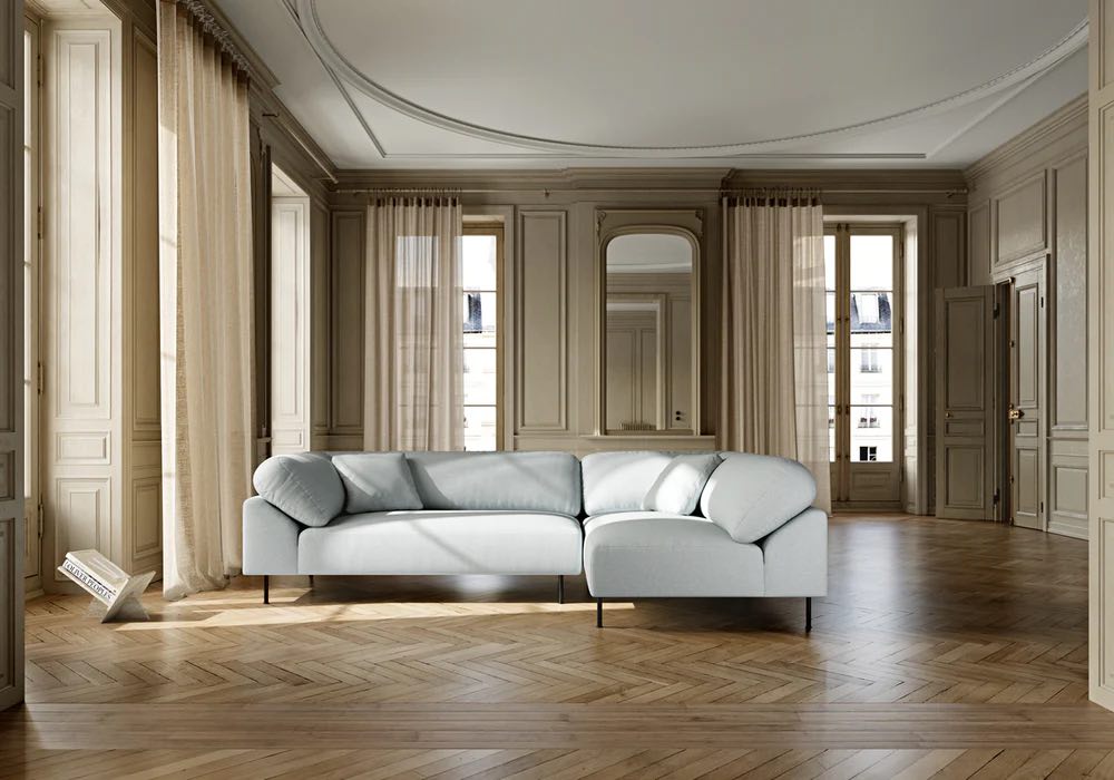 WOUD Collar Open end Højre, Lysegrå