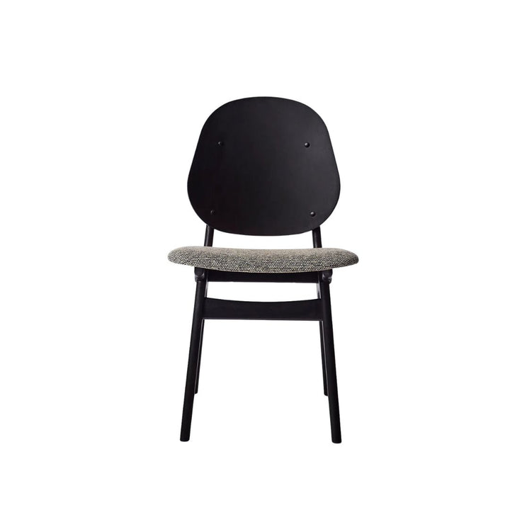 Warm Nordic, Noble Dining Chair, Sortlakeret bøg/Graphic Sprinkles