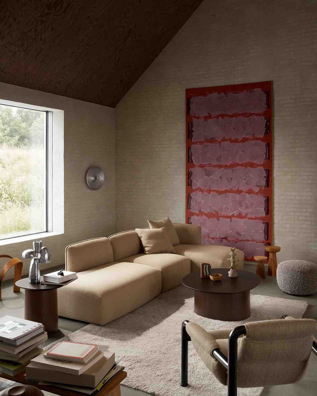 Wendelbo Panorama Lounge Modul Sofa, Beige (Ecriture col. 0240)