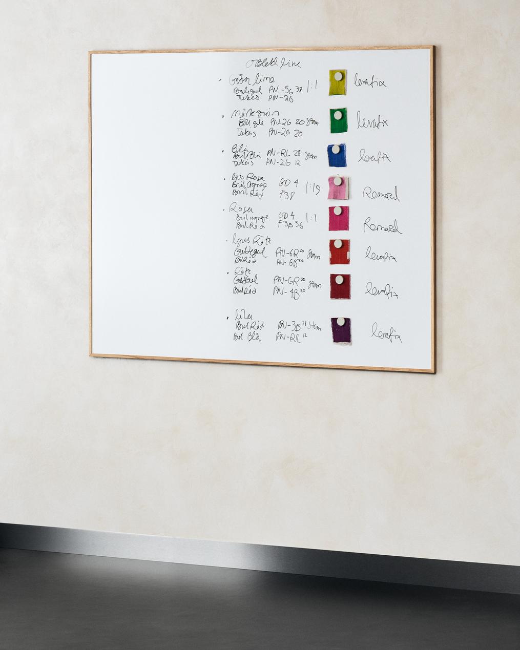 LINTEX Wood Opslagstavle 100x120, Beige/Eg