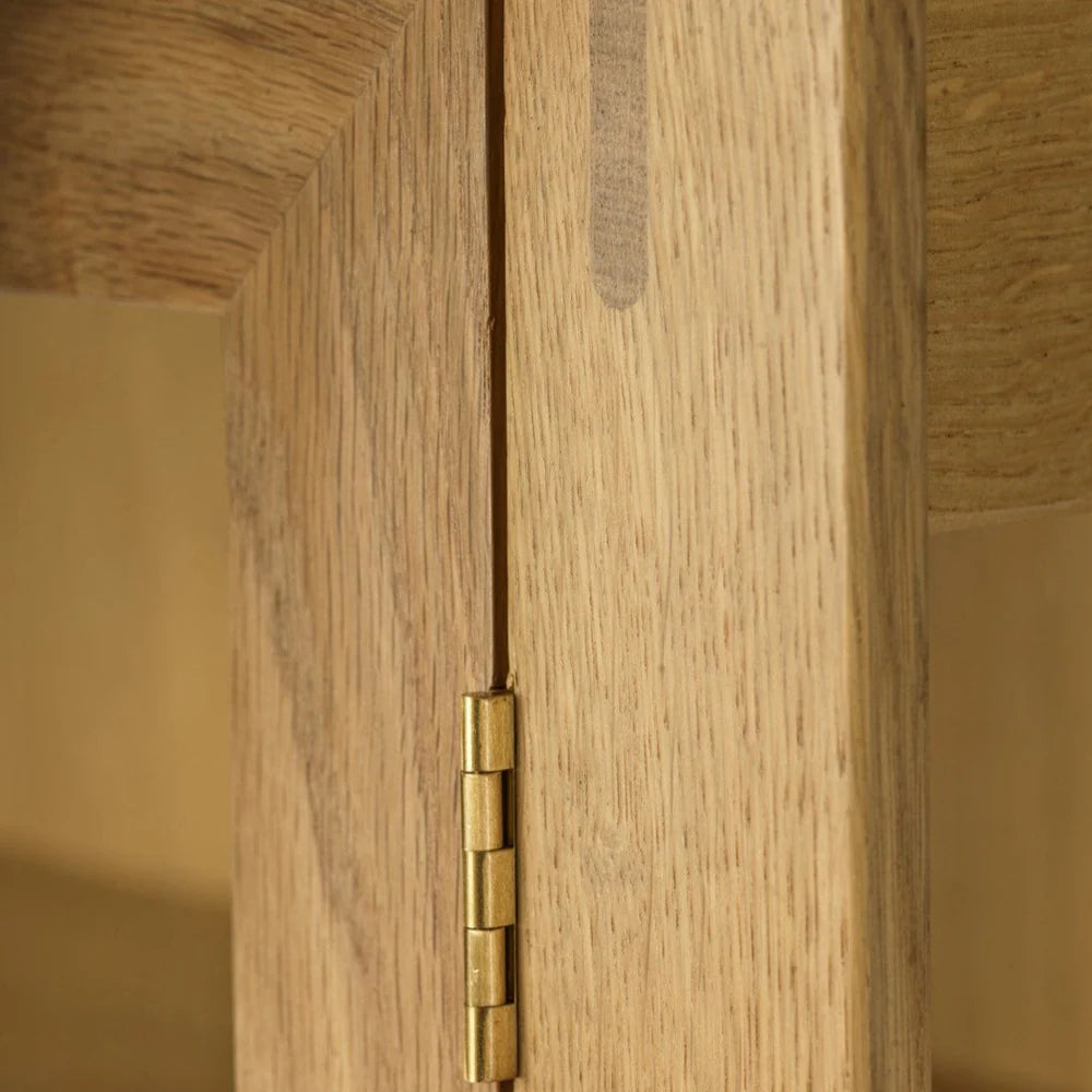 FDB Møbler A90 Boderne Vitrineschrank 178 cm, Eiche