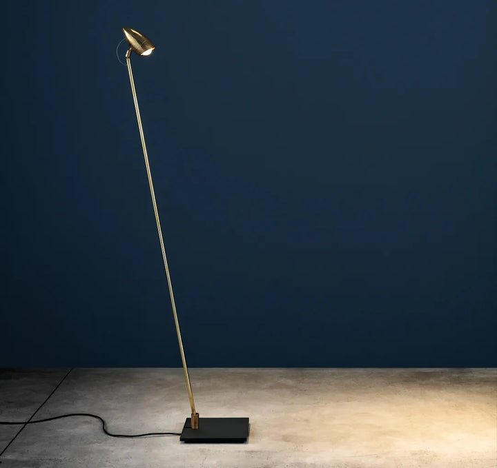 Catellani & Smith Cicloitalia Stehlampe, Messing/Schwarz
