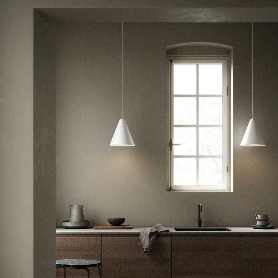 dftp Nono 23,5 Pendellampe, Hvid