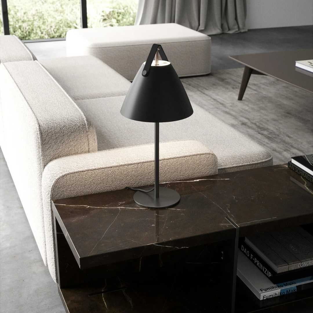 dftp Strap Bordlampe, Sort