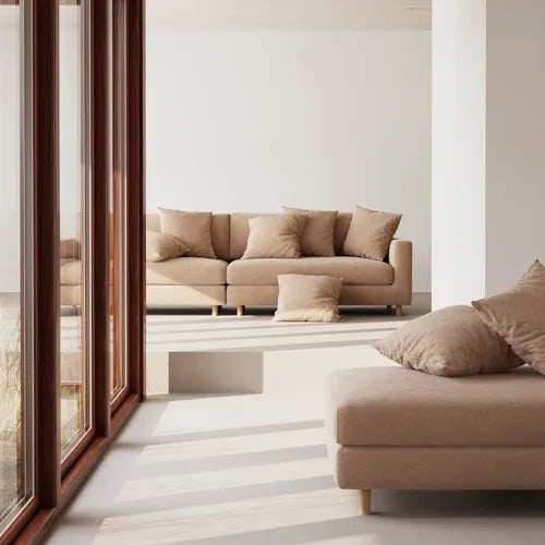 Douglas 3-Personen-Sofa – Agnes Brown