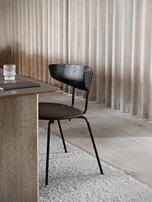 ferm LIVING Herman Dining Wood Spisebordsstol - OBS: Sort/Hallingdal 407