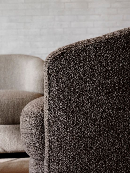 New Works Covent Deep 2 Pers. Sofa, Hemp Bouclé