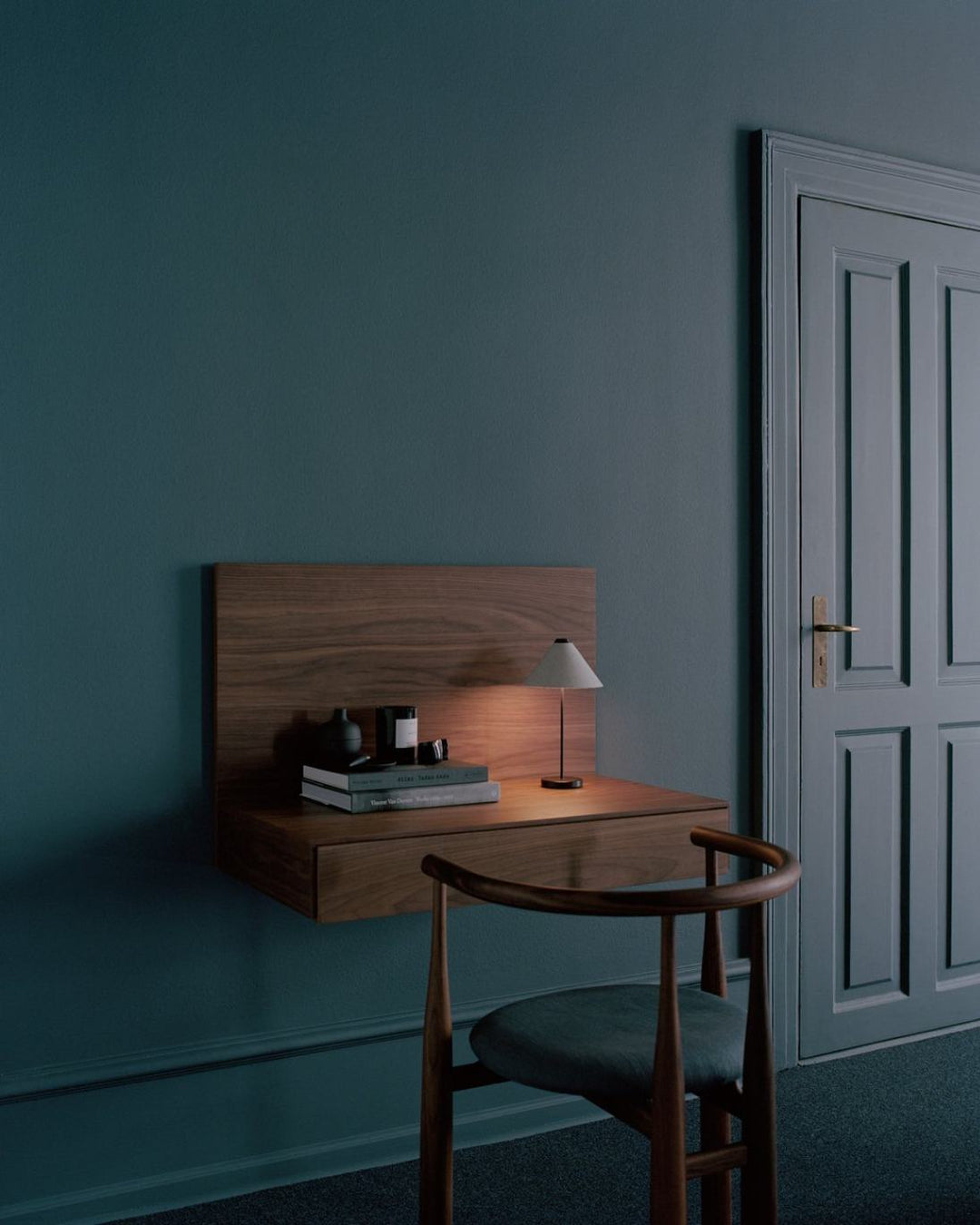 New Works Tana Wall-mounted Desk, Walnut