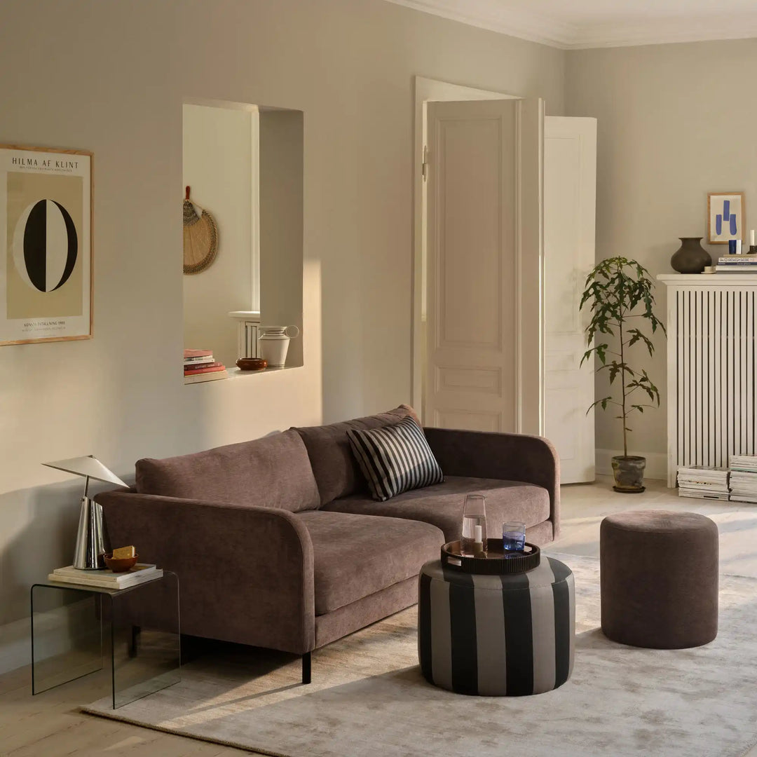 Julia 3 Personers Sofa - Aulla Cacao
