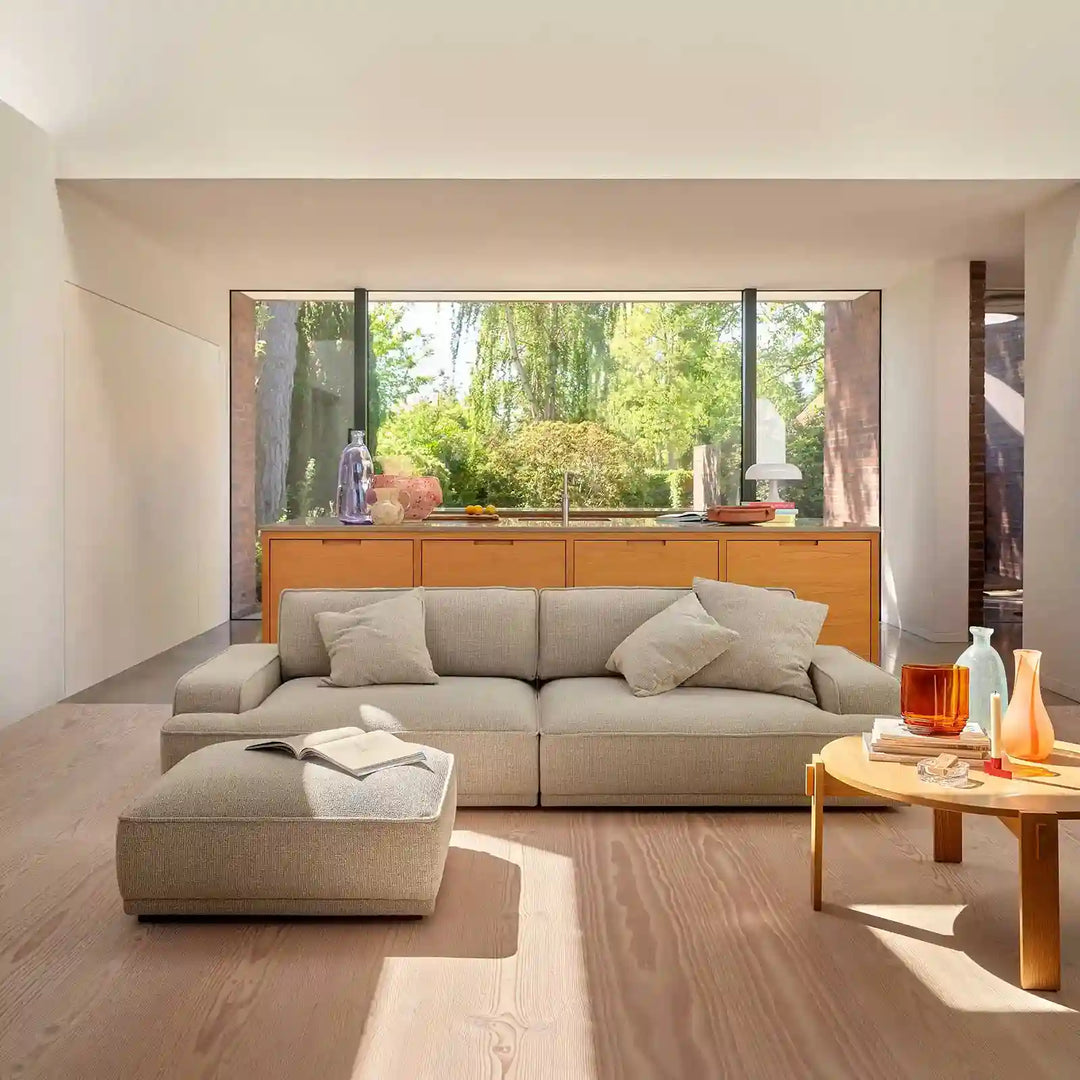 Leonora 3,5-Personen-Sofa - Moosgrasgrün