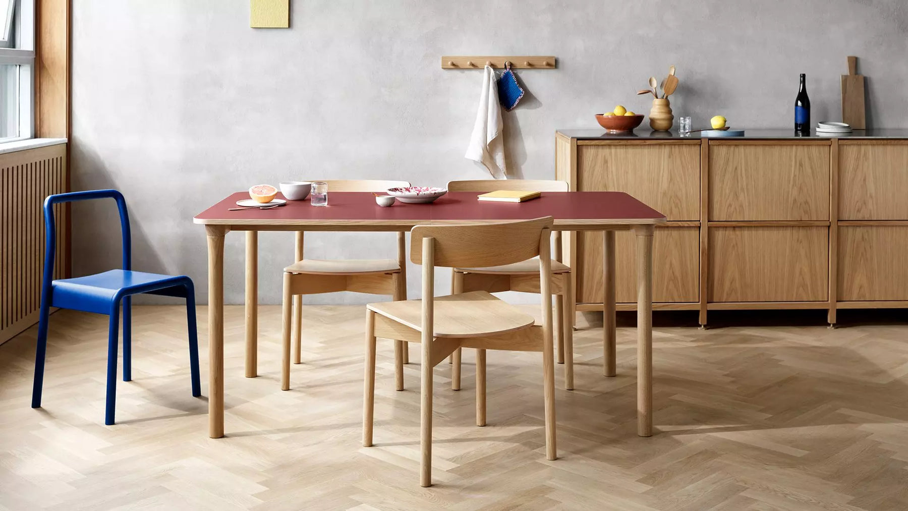 TAKT Cross Chair Stol, Hvidolieret bøg – KEEPR1