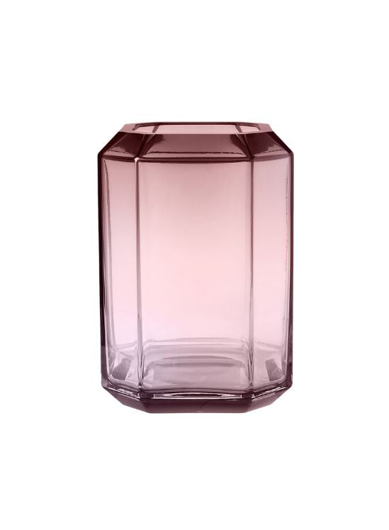 LOUISE ROE Jewel Vase Giant H26, Burgundy