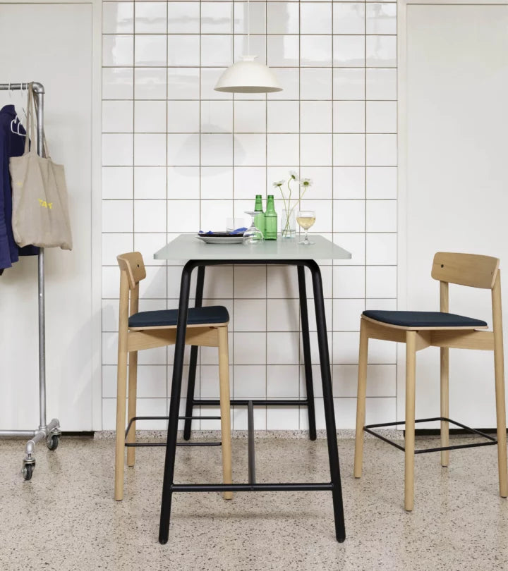 TAKT Studio Table Barbord H95, Sort laminat