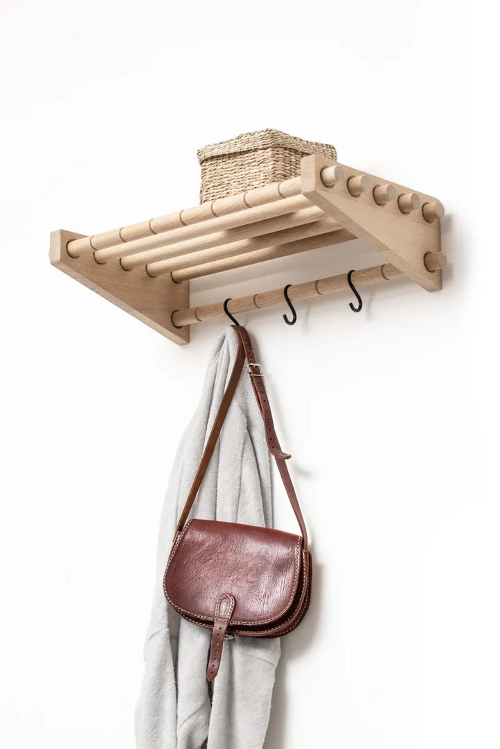 We Do Wood Moodrack Hutablage 52 cm, helle Eiche