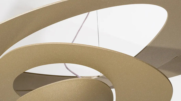 Artemide Pirce Mini Suspension Pendel LED, Guld 3000K