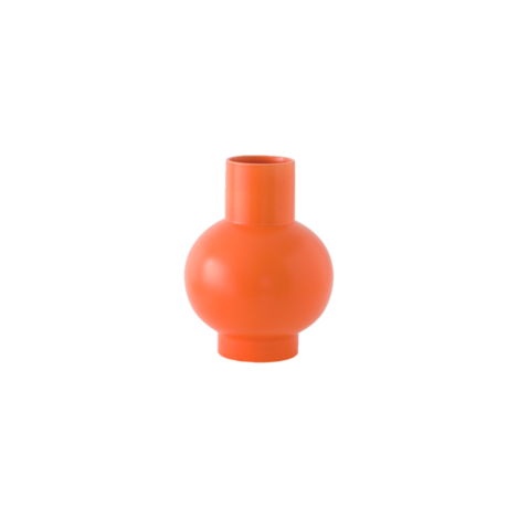 raawii Strøm, Small Vase Vibrant Orange