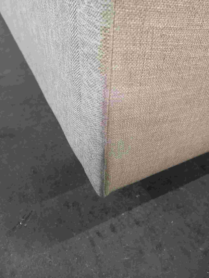 Fredericia EJ280 3 Personers Sofa, 280 cm - Lys beige / Børstet krom