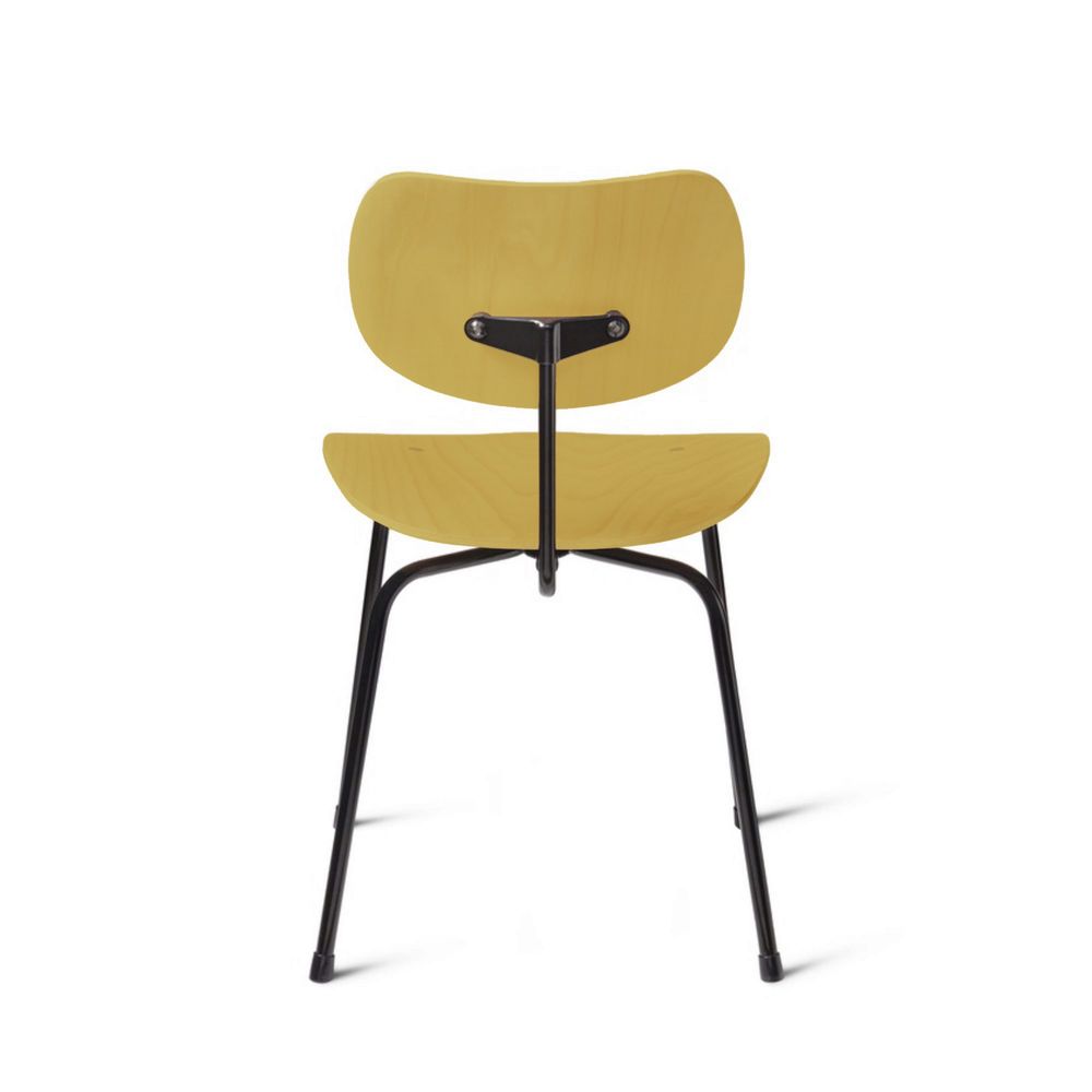 Please Wait to be Seated, SE68 Spisebordsstol, Tumeric Yellow / Krom