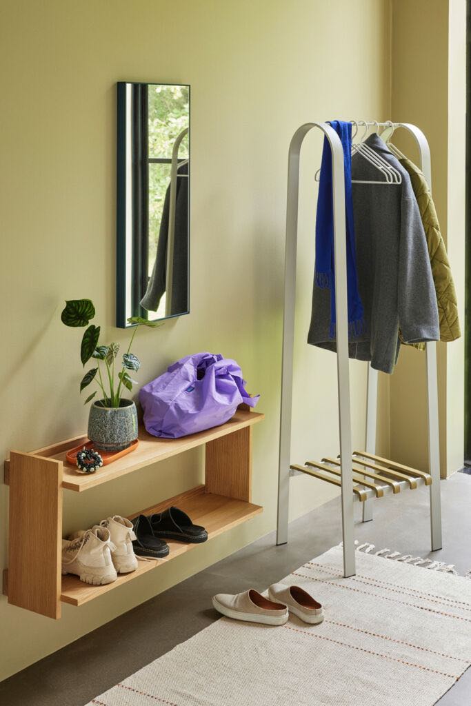 Hübsch Shine Mirror Large Petrol