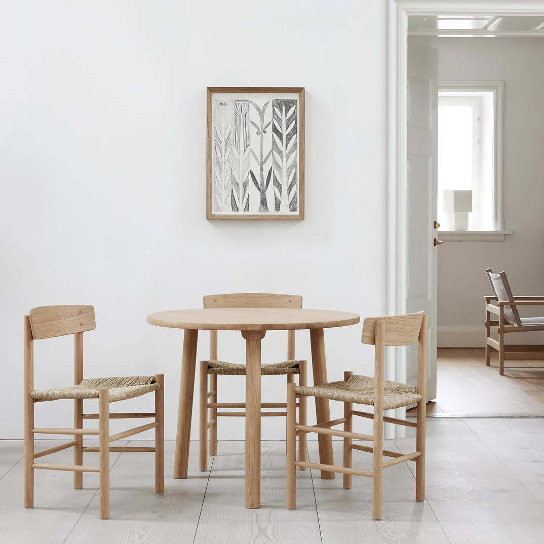 Fredericia Taro Table Cafébord Ø90 - Eg Lys Olie