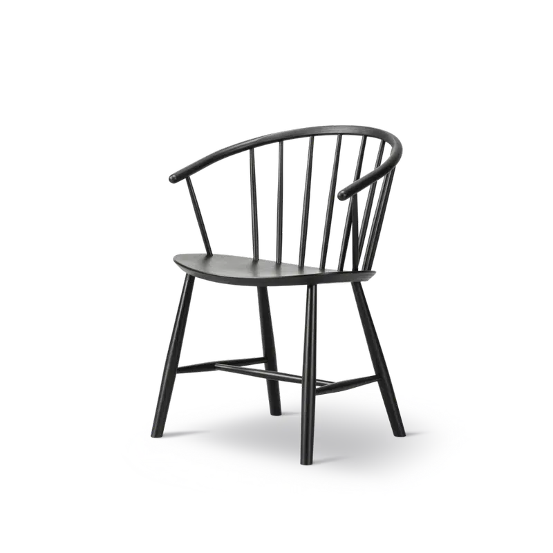 Fredericia Johansson J64 Stuhl schwarz lackierte Esche