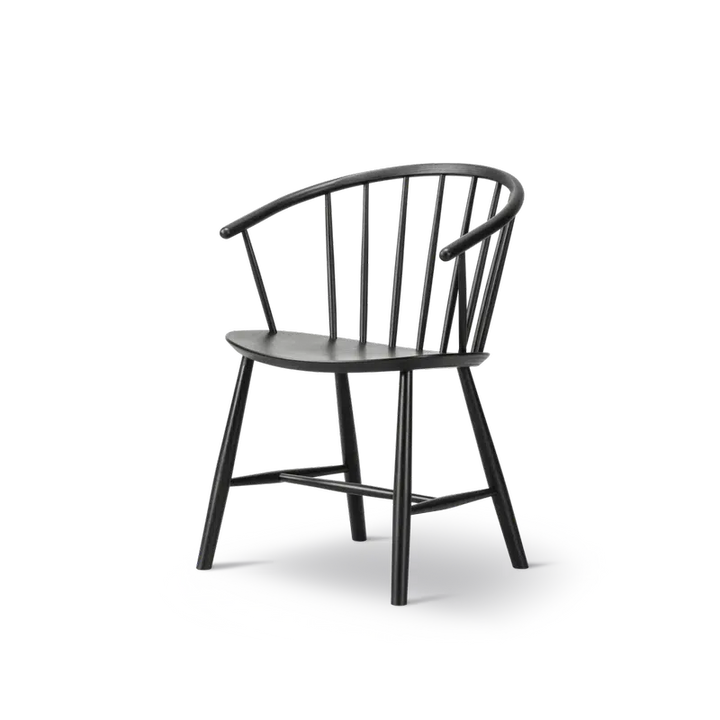 Fredericia Johansson J64 Stuhl schwarz lackierte Esche