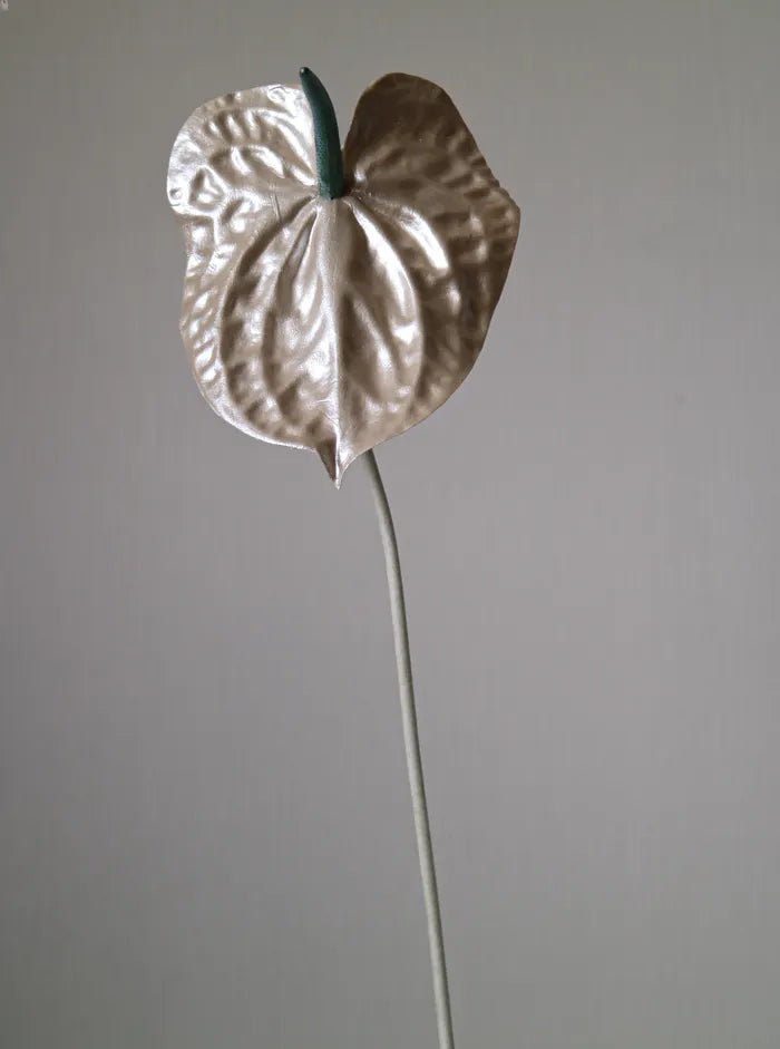 Reevein Studios The Anna-thurium Faux Flowers - Turquoise