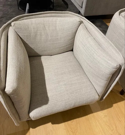 Wendelbo Kite Loungestol, Grå / Beige