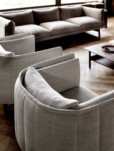 Wendelbo Kite Loungestol, Grå / Beige