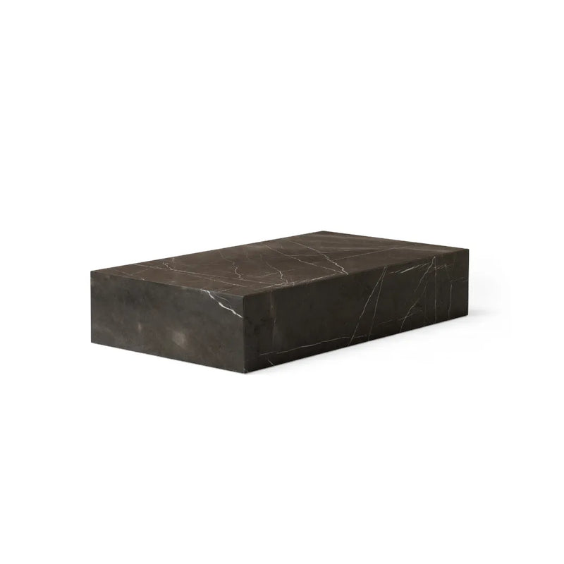 Audo Copenhagen Plinth Grand,  Sofabord, Grey Marble Kendzo Marmor