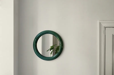 raawii Duplum Keramik Spejl, Green Gables Ø48 - Grøn